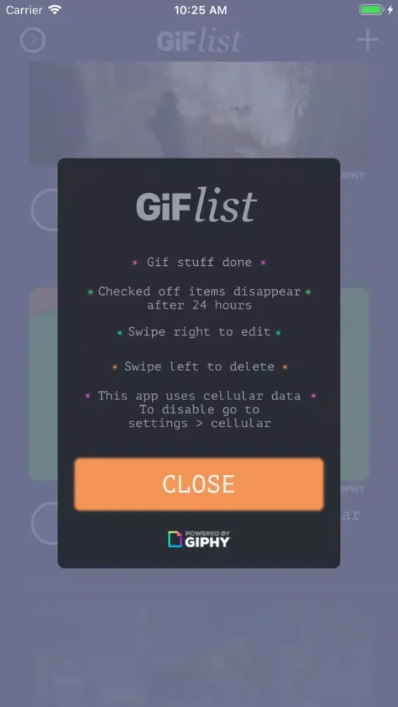 Gif List - The Gif To-Do List Ekran Görüntüleri