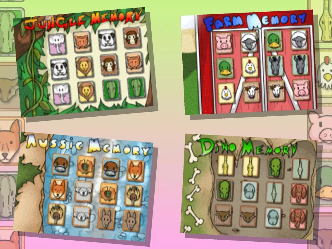 Super Animal Memory iPad 应用截图