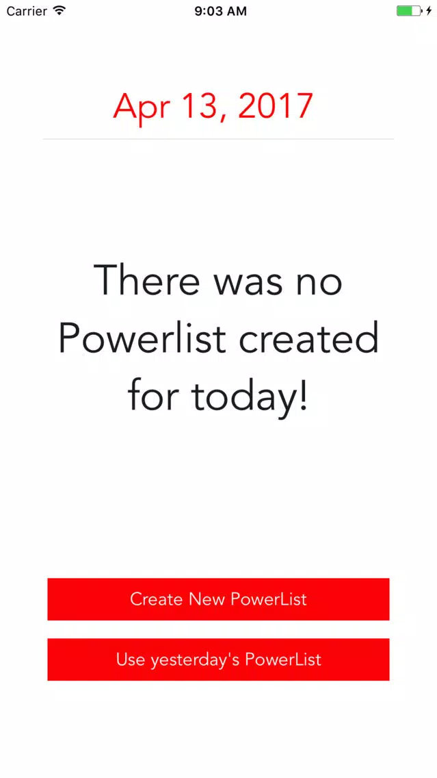 The Powerlist应用截图