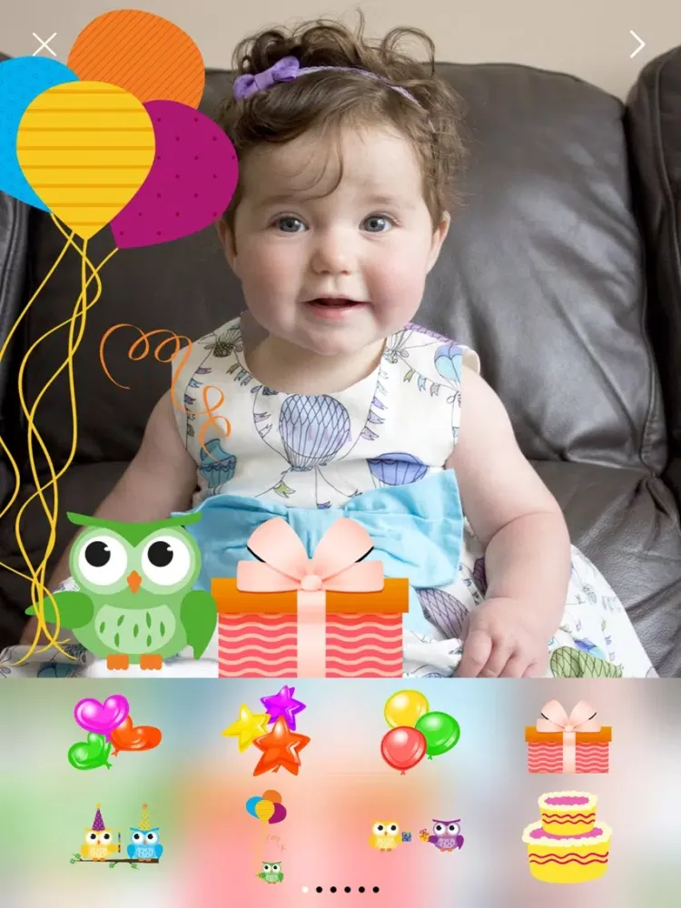 تصاویر Birthday Party Stickers iPad 