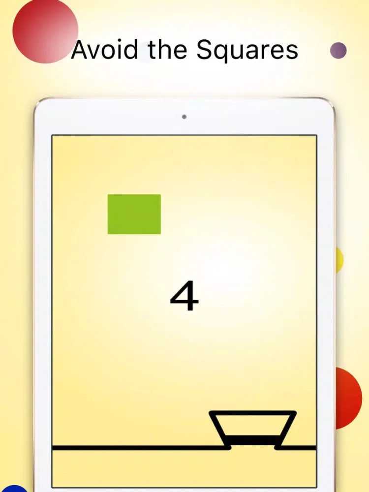 Catch the Dots, Avoid the Squares! iPad  स्क्रीनशॉट
