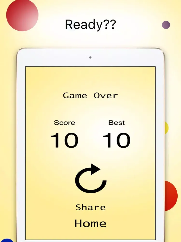 Catch the Dots, Avoid the Squares! iPad  स्क्रीनशॉट