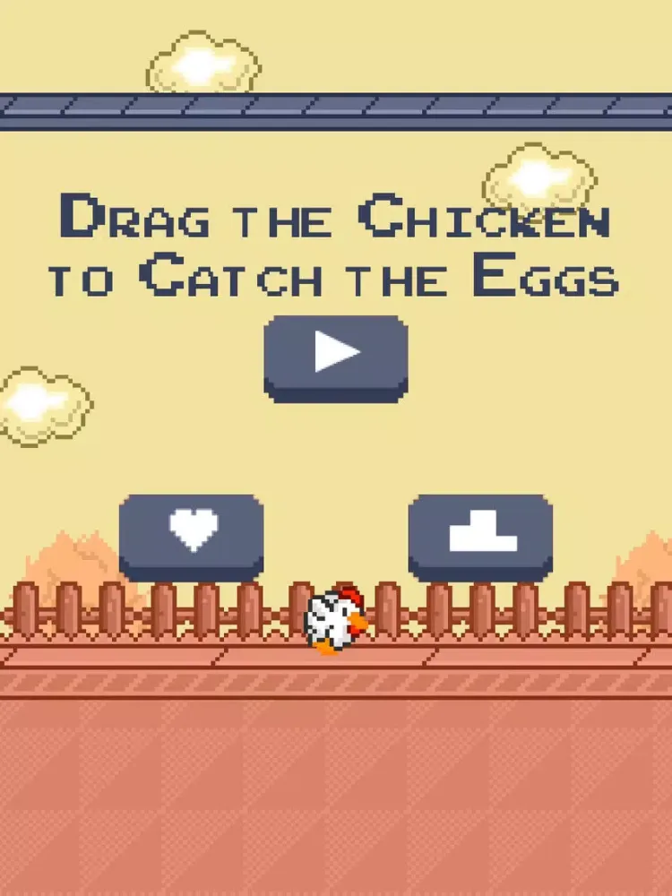 ภาพหน้าจอของ Catch the Eggs! Fun Arcade Game iPad 