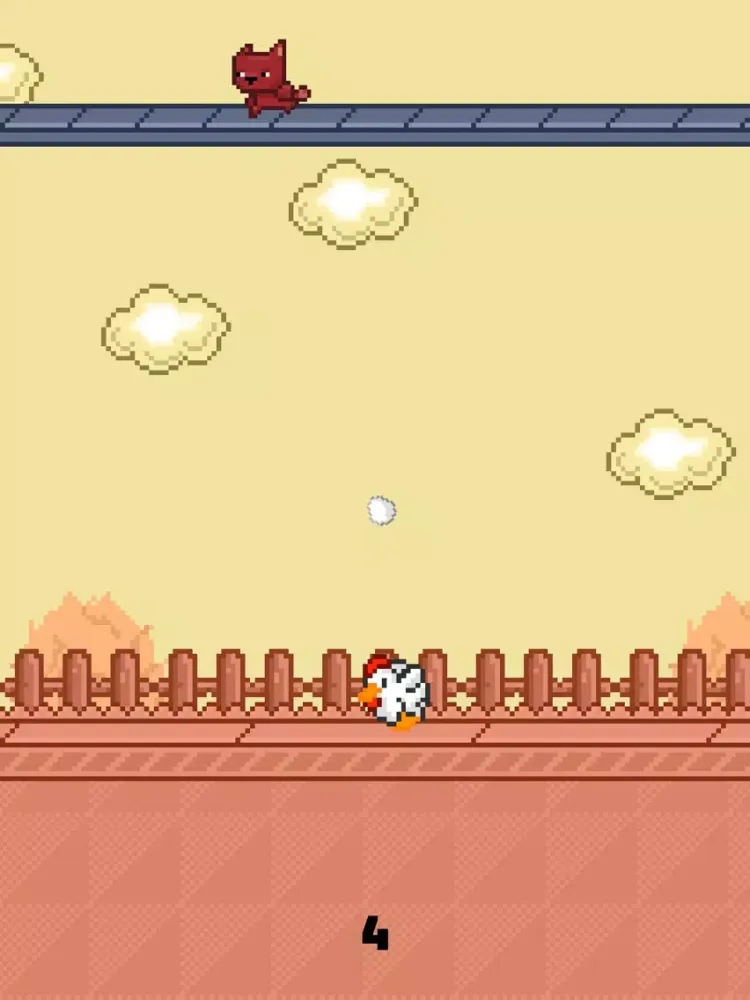 ภาพหน้าจอของ Catch the Eggs! Fun Arcade Game iPad 