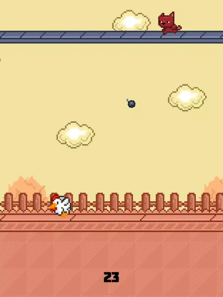 ภาพหน้าจอของ Catch the Eggs! Fun Arcade Game iPad 