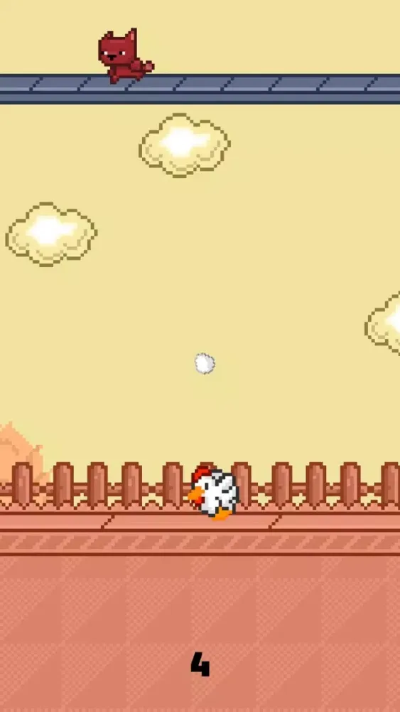ภาพหน้าจอของ Catch the Eggs! Fun Arcade Game