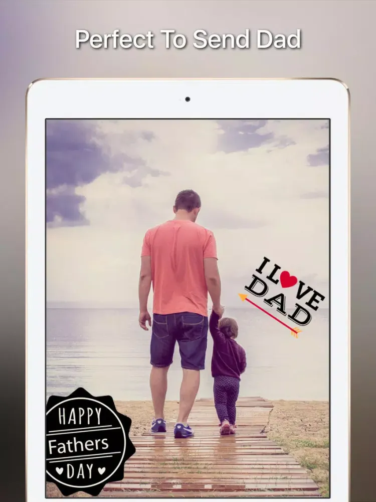 Capturas de tela do Your Photos —> Father’s Day Cards, Pro Version iPad 