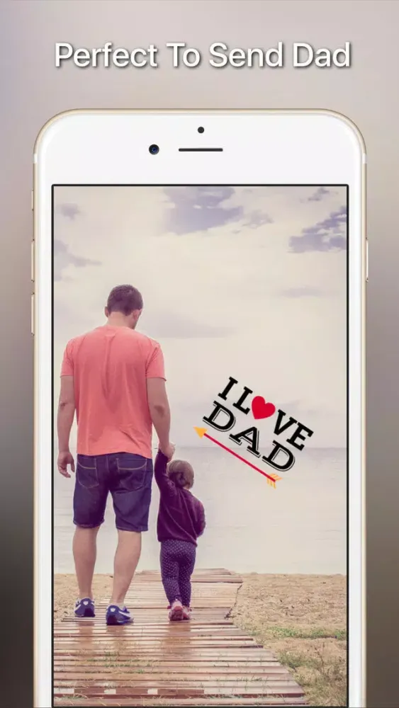 Capturas de tela do Your Photos —> Father’s Day Cards, Pro Version