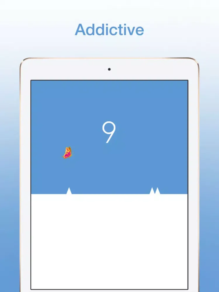 Captures d'écran de Fly Butterfly: Tap-to-Bounce Arcade Game iPad 