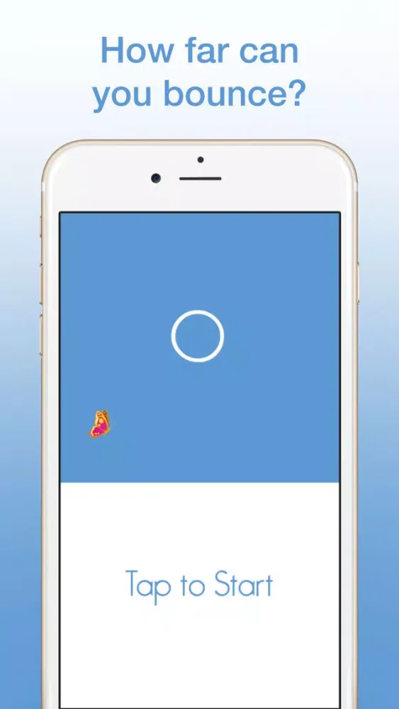 Captures d'écran de Fly Butterfly: Tap-to-Bounce Arcade Game