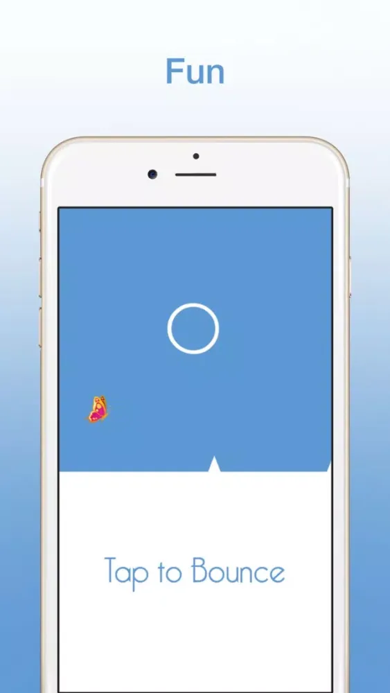 Captures d'écran de Fly Butterfly: Tap-to-Bounce Arcade Game