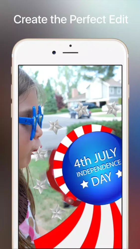 Your Photos —> July 4th Cards... with 76 Independence Day Stickers! Screenshots