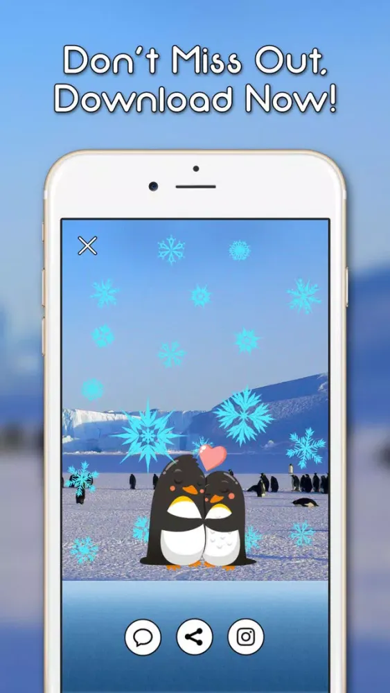 Pemoji - Penguin Emoji Stickers! سکرین شاٹس