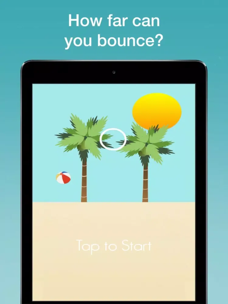 Summer Beach Ball Champion: Tap to Bounce, Avoid the Spikes! iPad  Screenshots