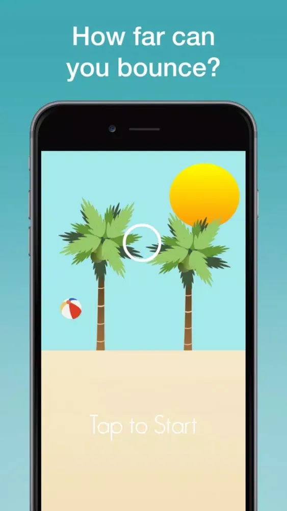 Summer Beach Ball Champion: Tap to Bounce, Avoid the Spikes! Screenshots