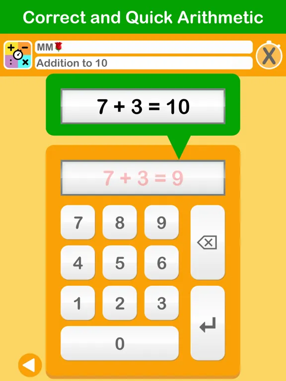 Correct and Quick Arithmetic iPad  স্ক্রিনশট