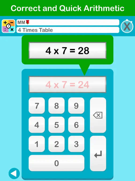 Correct and Quick Arithmetic iPad  স্ক্রিনশট
