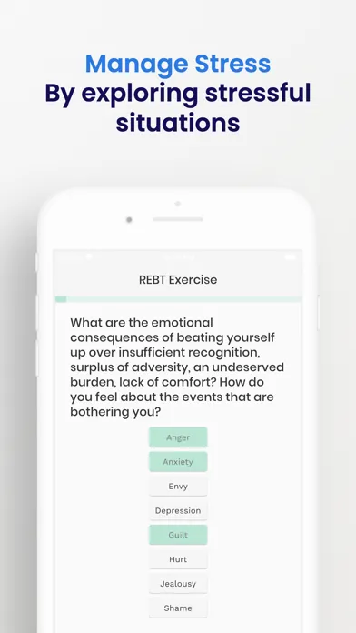 Ảnh chụp màn hình của REBT Guide to Emotions