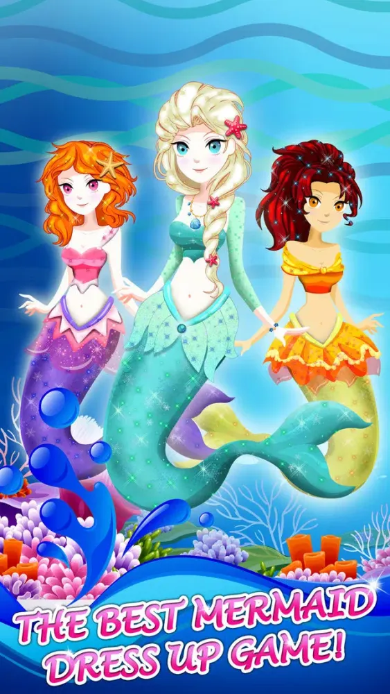 Ảnh chụp màn hình của Little Mermaid Princess Dress-Up Games For Girls