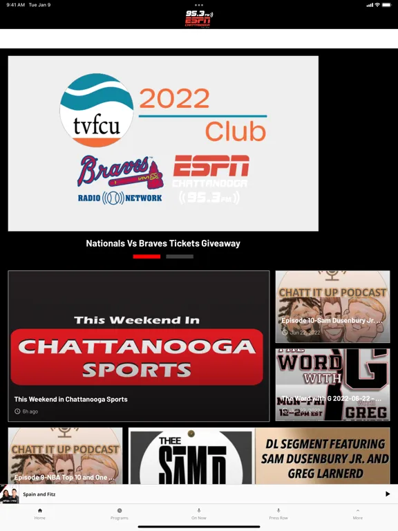ESPN Chattanooga iPad  Screenshots
