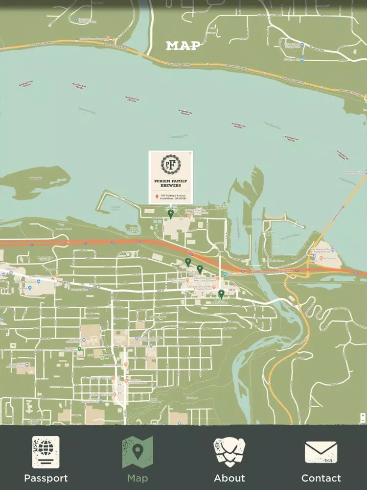 Screenshot di Breweries in the Gorge iPad 