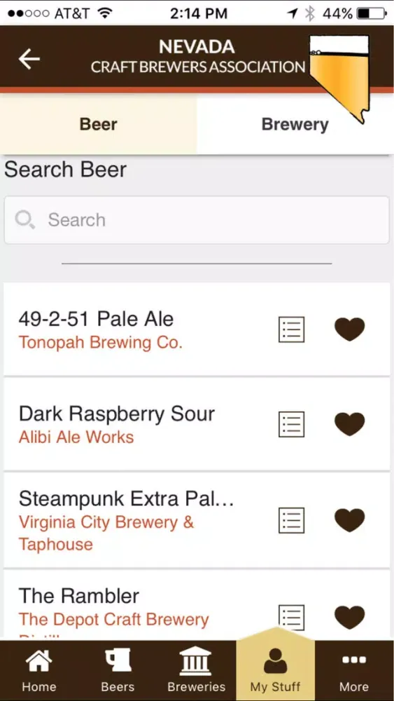 Nevada Brewers Association Ekran Görüntüleri