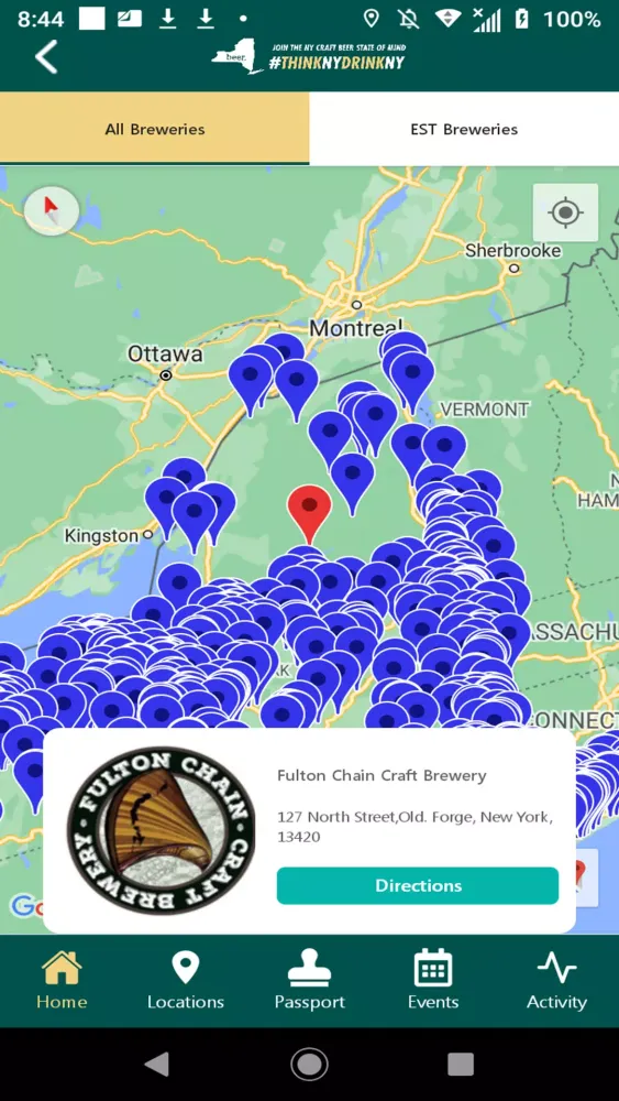 Скриншоты New York State Craft Beer App