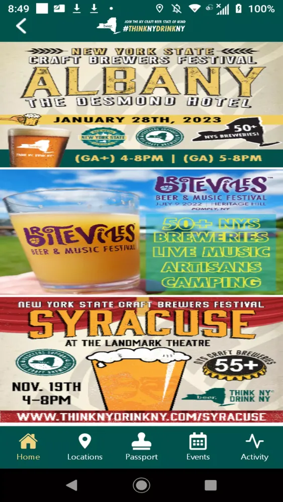 Скриншоты New York State Craft Beer App