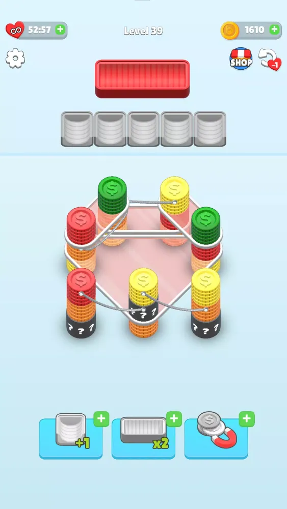 Tangkapan layar Coin Pile 3D
