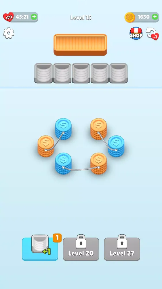 Tangkapan layar Coin Pile 3D