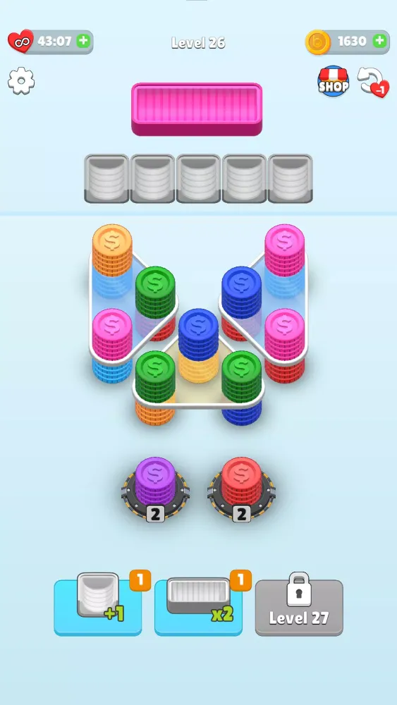 Tangkapan layar Coin Pile 3D