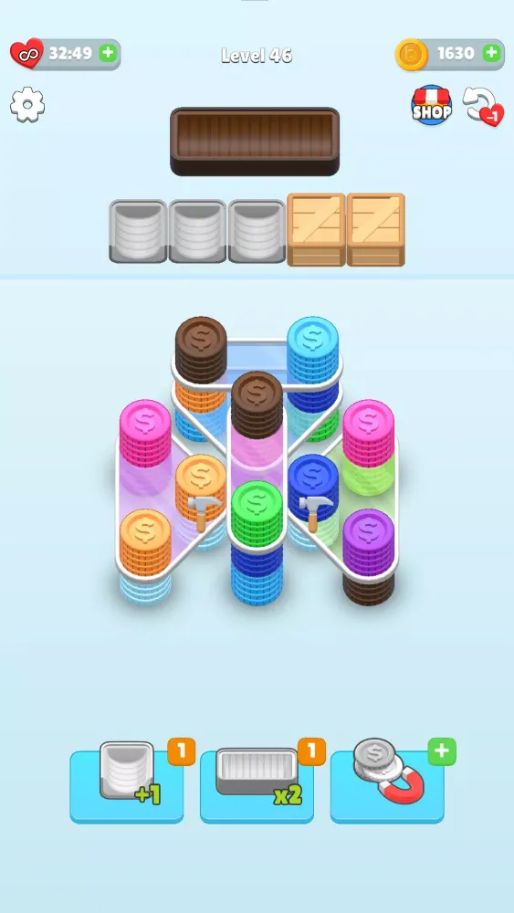 Tangkapan layar Coin Pile 3D