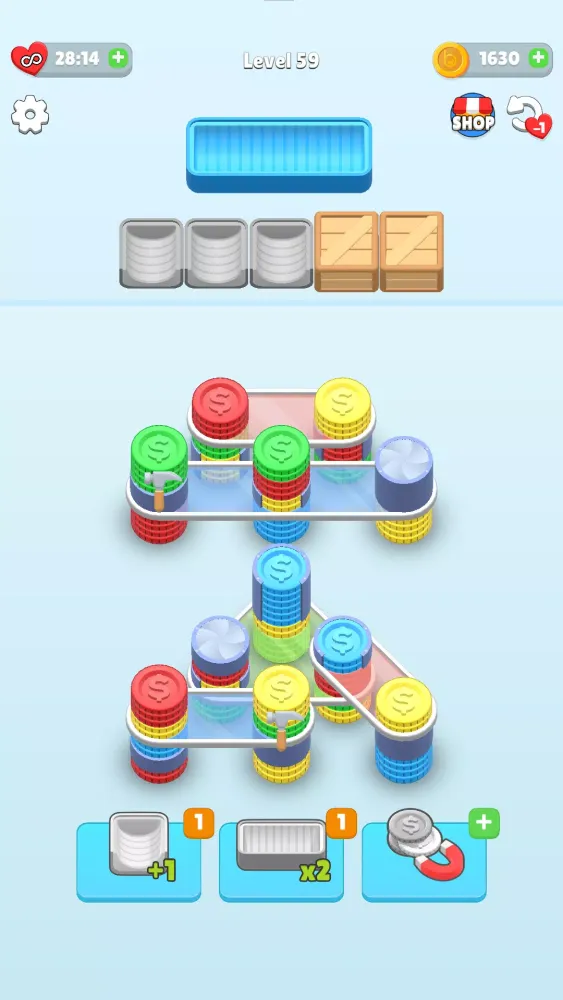 Tangkapan layar Coin Pile 3D