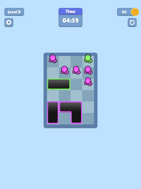 Drop Away: Color Puzzle iPad  Screenshots