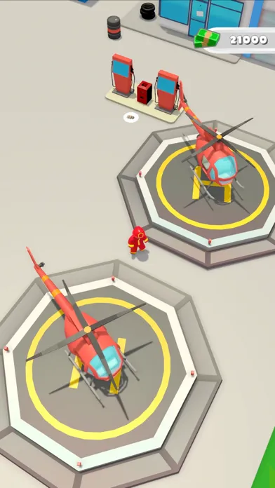 ภาพหน้าจอของ Fire Helicopter 3D