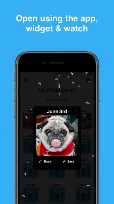 Photo Cal: Widget Calendar应用截图