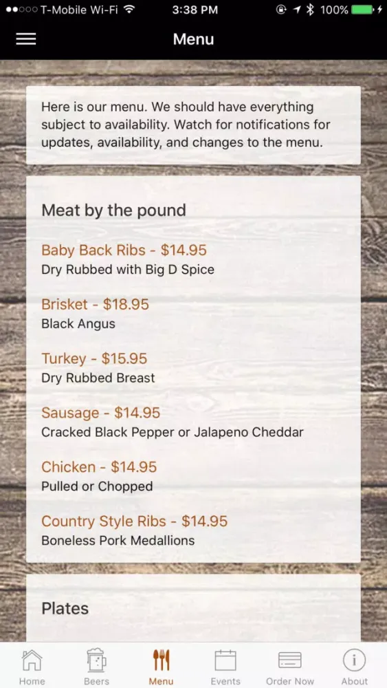 Big D BBQ Mansfield স্ক্রিনশট