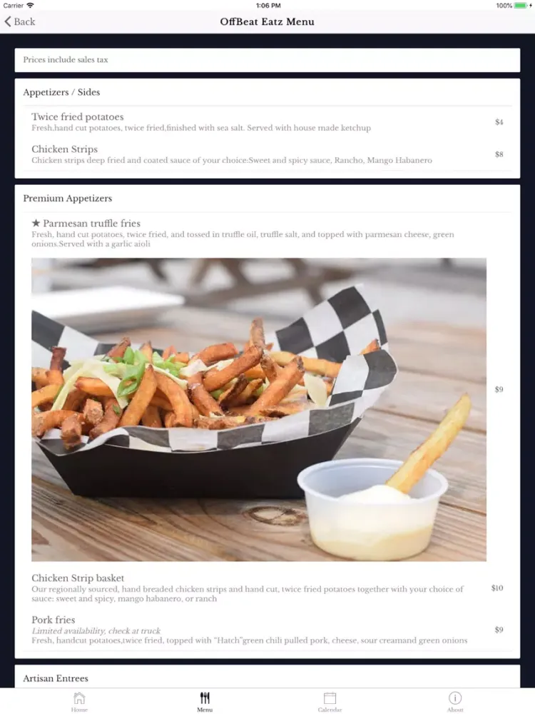Zrzuty ekranu OffBeat Eatz iPad 