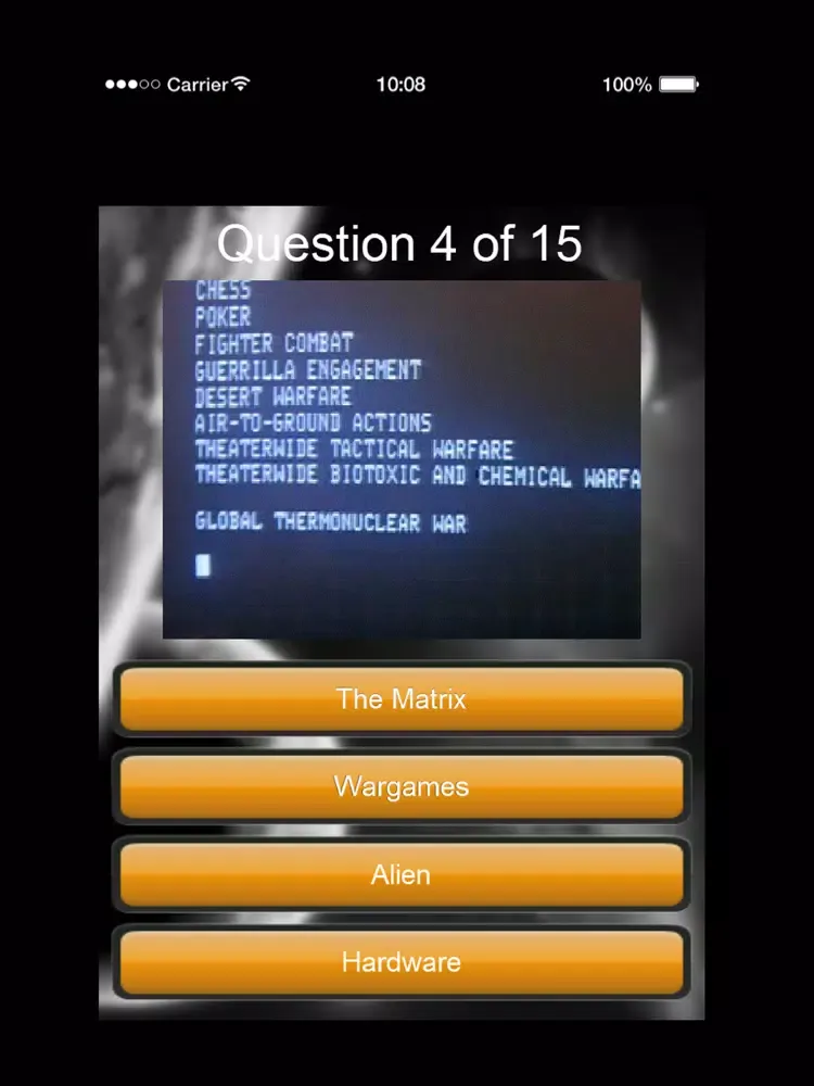 ภาพหน้าจอของ Movie Genius Quiz Sci Fi iPad 