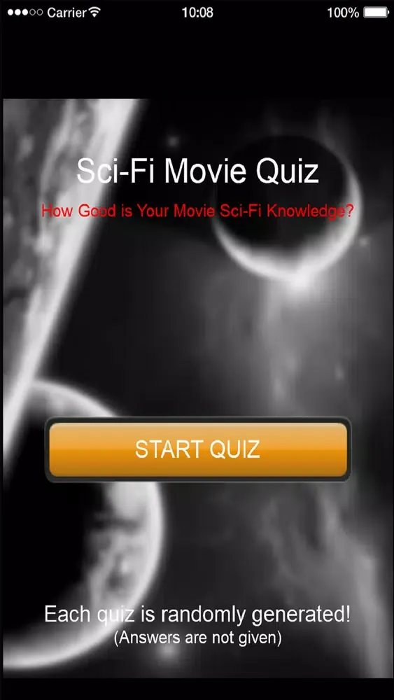 ภาพหน้าจอของ Movie Genius Quiz Sci Fi