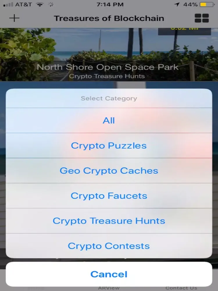 Treasures of Blockchain AR iPad  स्क्रीनशॉट
