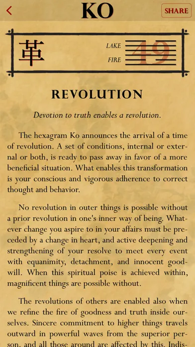 Captures d'écran de I Ching Lite