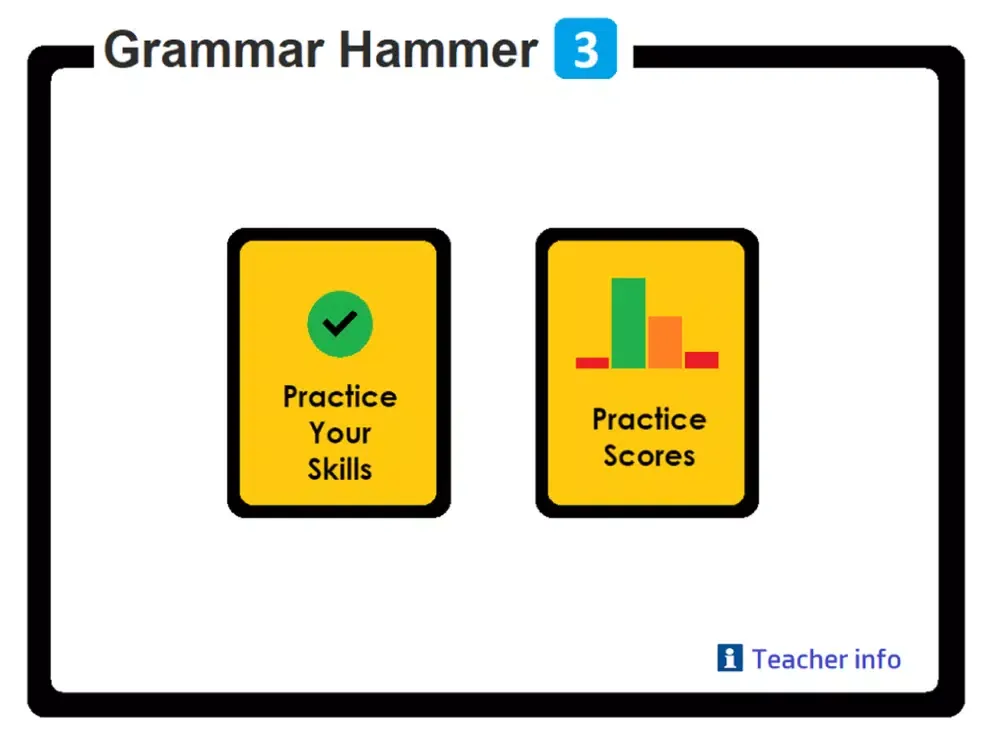 PAM Grammar Hammer 3 iPad  سکرین شاٹس