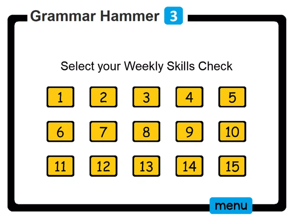 PAM Grammar Hammer 3 iPad  سکرین شاٹس