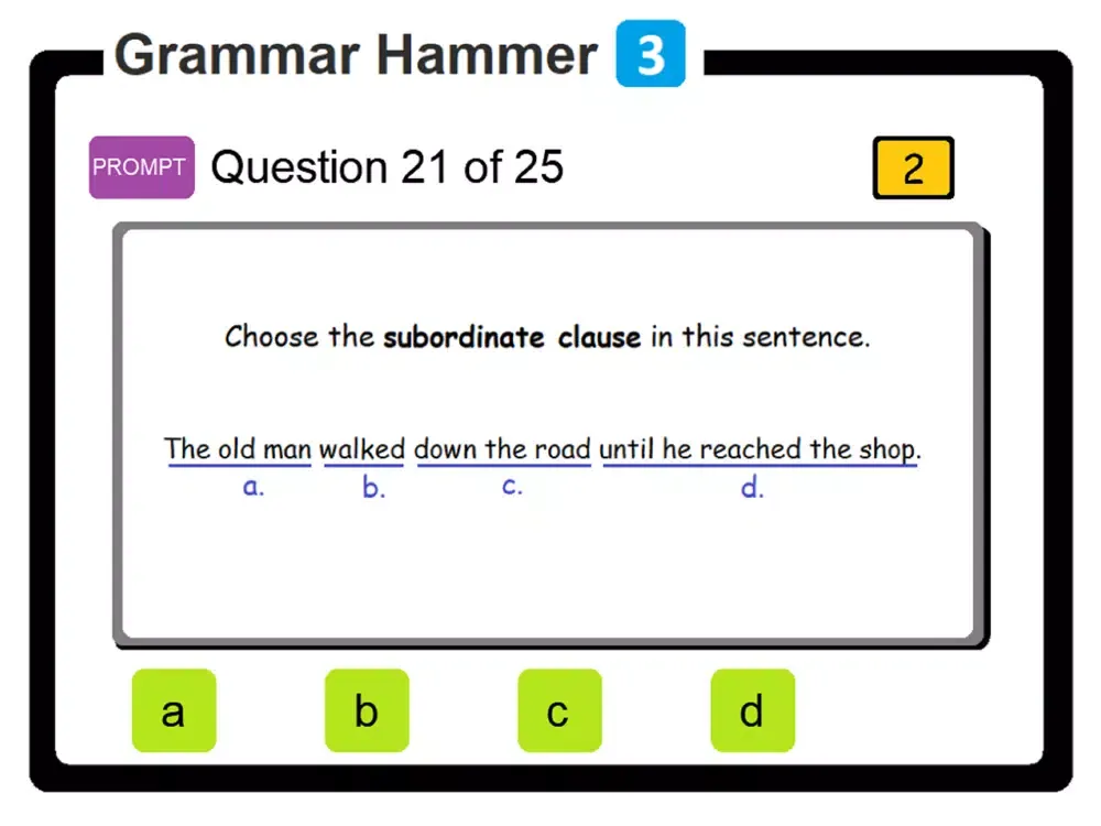 PAM Grammar Hammer 3 iPad  سکرین شاٹس