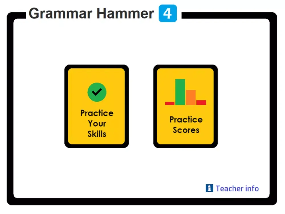 PAM Grammar Hammer 4 iPad  Screenshots