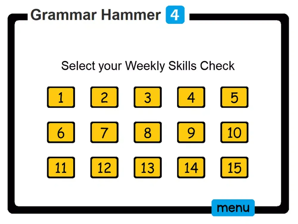 PAM Grammar Hammer 4 iPad  Screenshots
