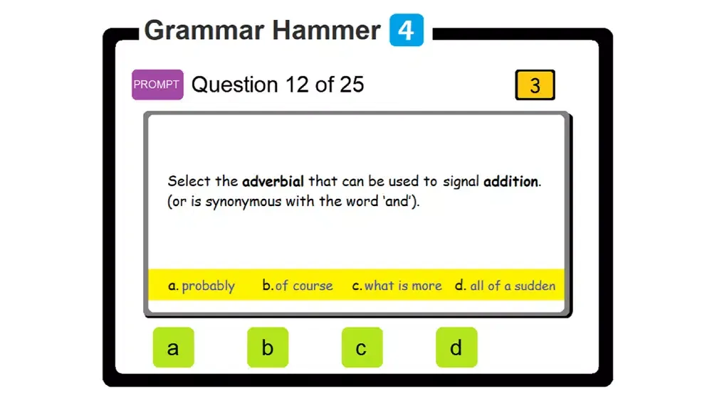 PAM Grammar Hammer 4 Screenshots