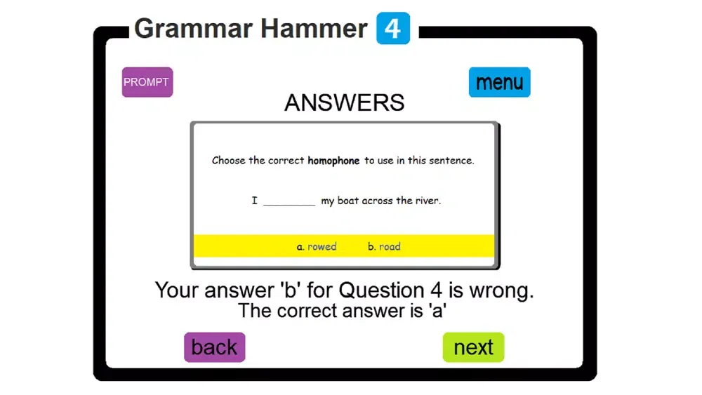 PAM Grammar Hammer 4 Screenshots