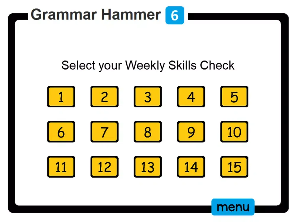PAM Grammar Hammer 6 iPad  Ekran Görüntüleri